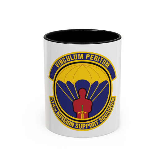 314th Mission Support Squadron (U.S. Air Force) Accent Coffee Mug