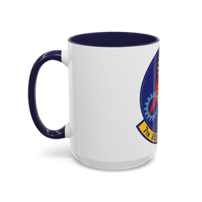 7th Equipment Maintenance Squadron (U.S. Air Force) Accent Coffee Mug