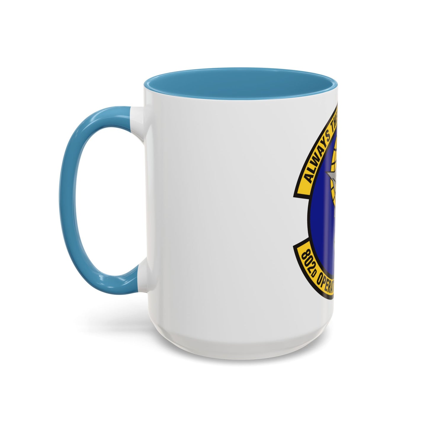 802d Operations Support Squadron (U.S. Air Force) Accent Coffee Mug