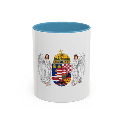 Coat of arms of the Lands of the Holy Hungarian Crown (1896-1915) - Accent Coffee Mug