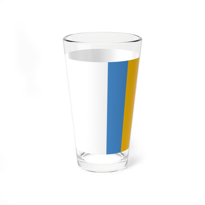 Flag of Szodliget (Hungary) Pint Glass 16oz