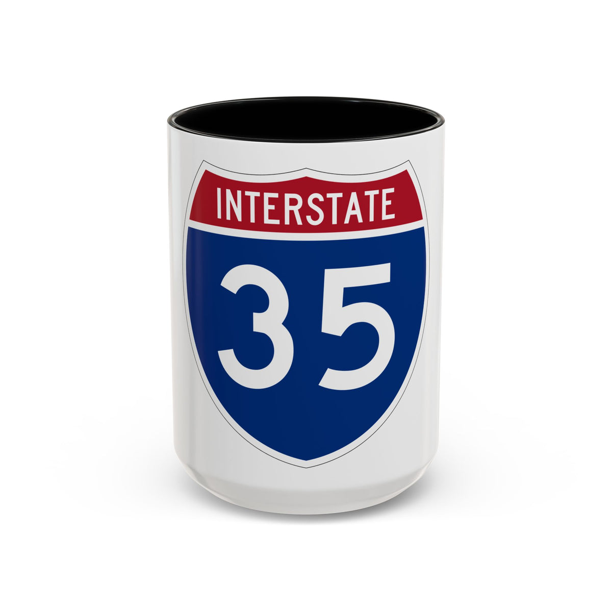 Interstate 35 (U.S. Highways) Accent Coffee Mug