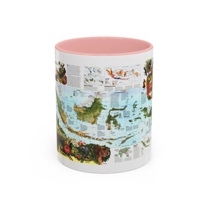 Indonesia 2 (1996) (Map) Accent Coffee Mug
