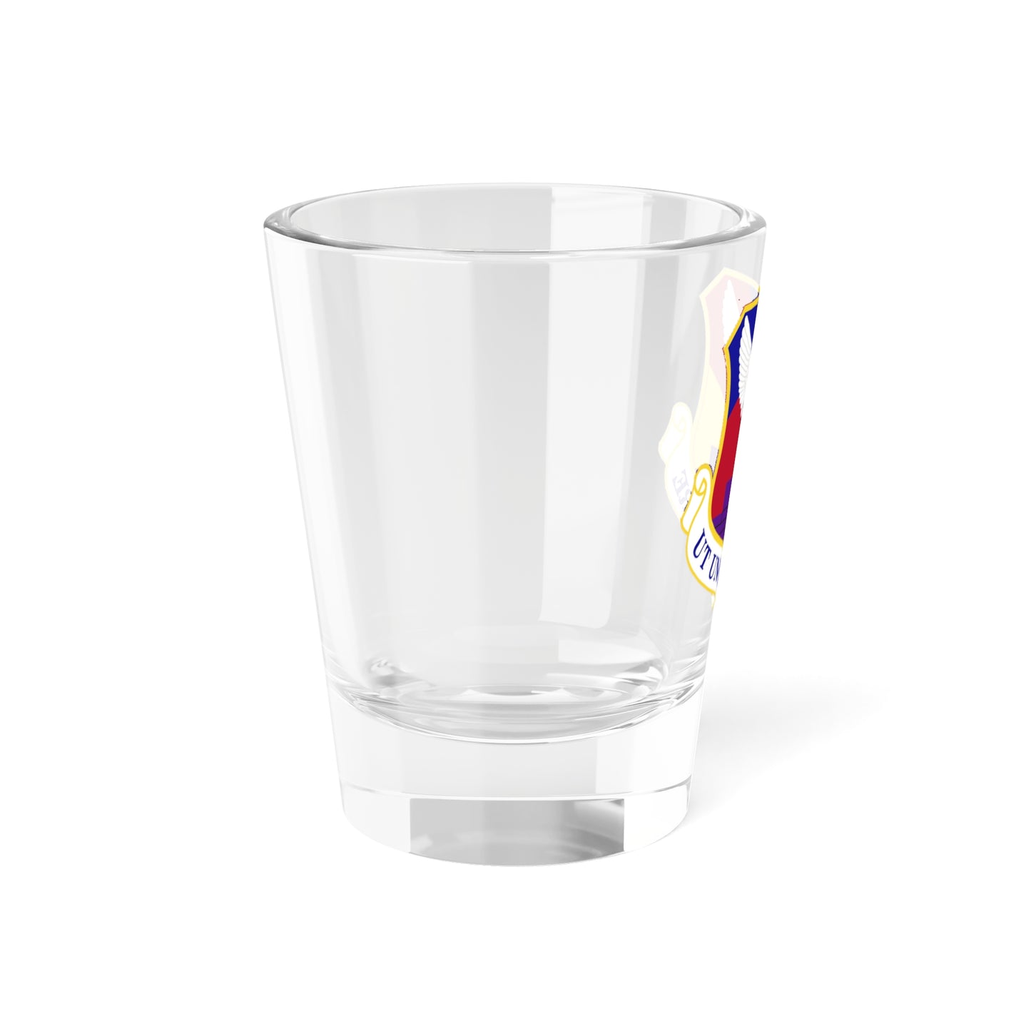 Verre à liqueur avec emblème de la 87e escadre de la base aérienne (US Air Force) 1,5 oz