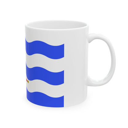 Flag of Saint Paul's Bay Malta - White Coffee Mug-Go Mug Yourself