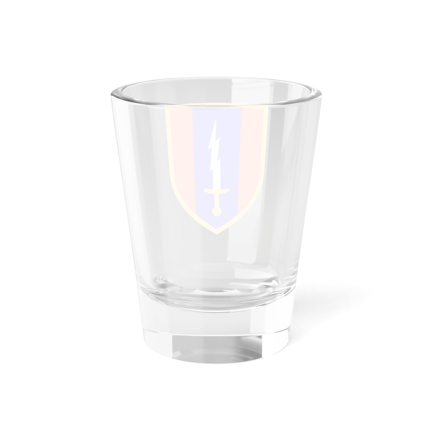 Verre à liqueur 1ère brigade de transmission (armée américaine) 1,5 oz