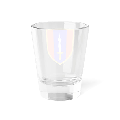 Verre à liqueur 1ère brigade de transmission (armée américaine) 1,5 oz