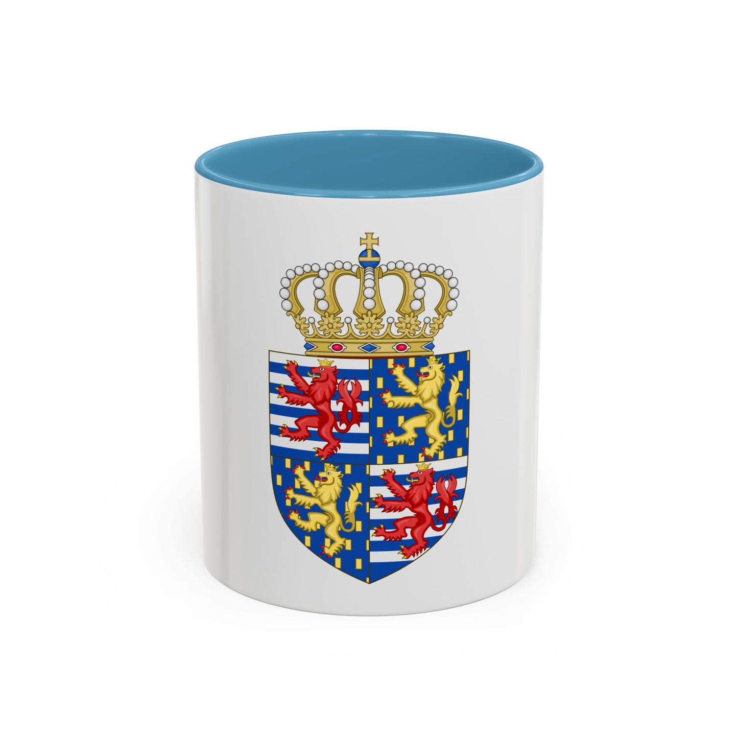 Lesser coat of arms of the Grand Duke of Luxembourg (2000) - Accent Coffee Mug