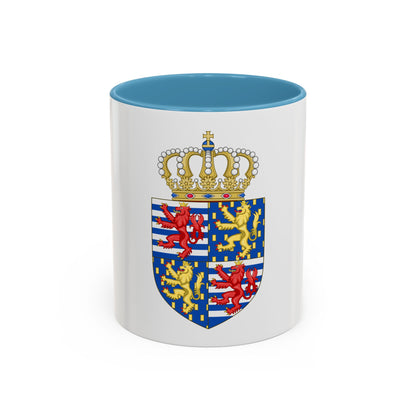 Lesser coat of arms of the Grand Duke of Luxembourg (2000) - Accent Coffee Mug