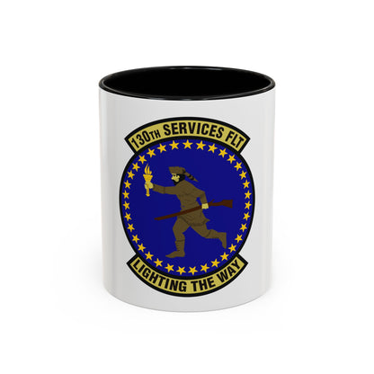 130th Services Flight (U.S. Air Force) Accent Coffee Mug