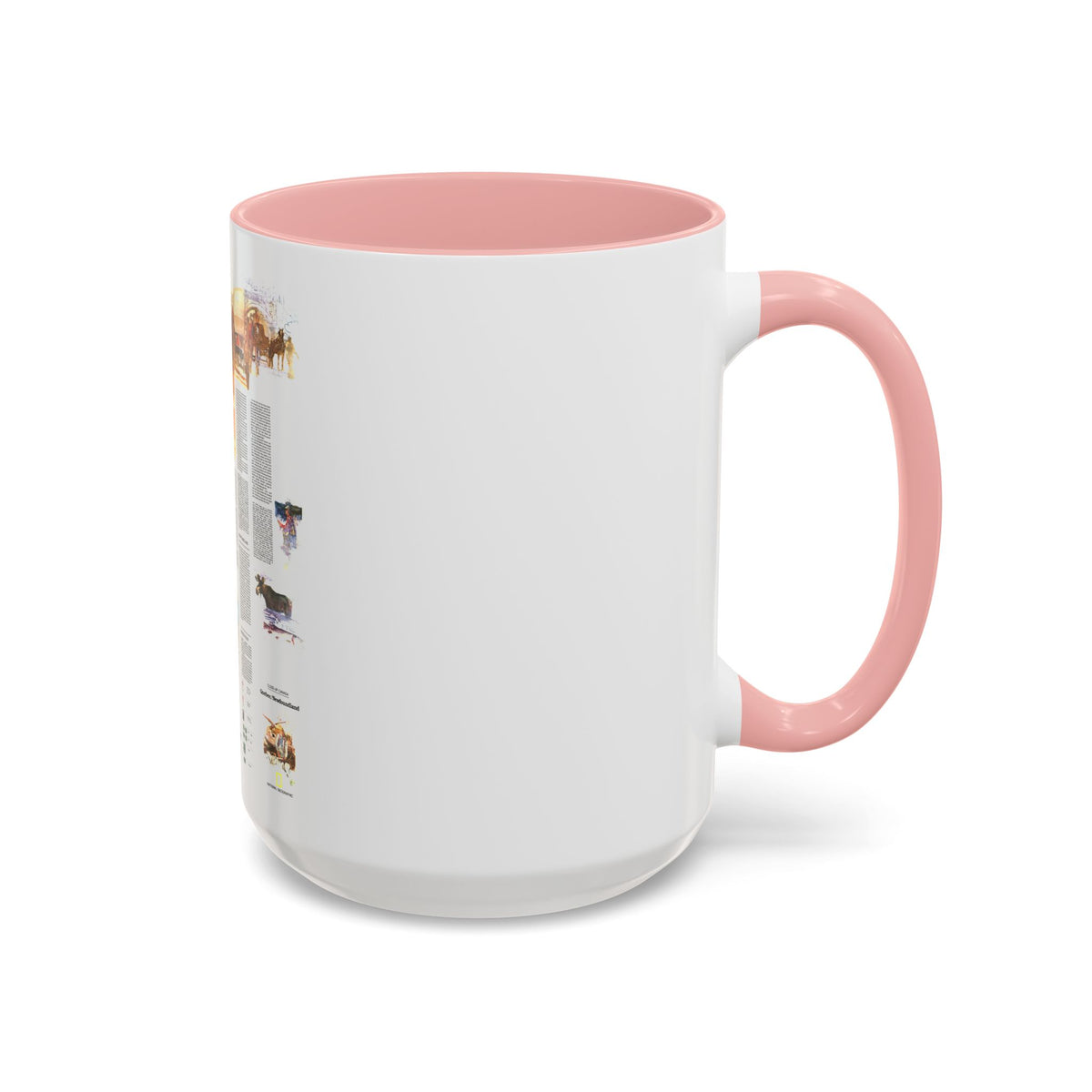 Canada - Quebec-Newfoundland (1980) (Map) Accent Coffee Mug