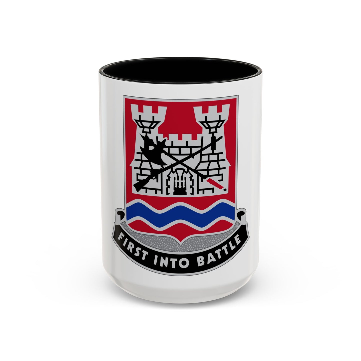 898 Engineer Battalion (U.S. Army) Accent Coffee Mug