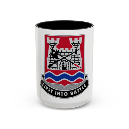 898 Engineer Battalion (U.S. Army) Accent Coffee Mug