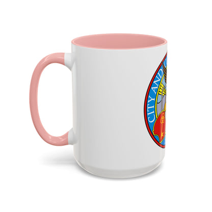 Seal of Denver - Accent Coffee Mug