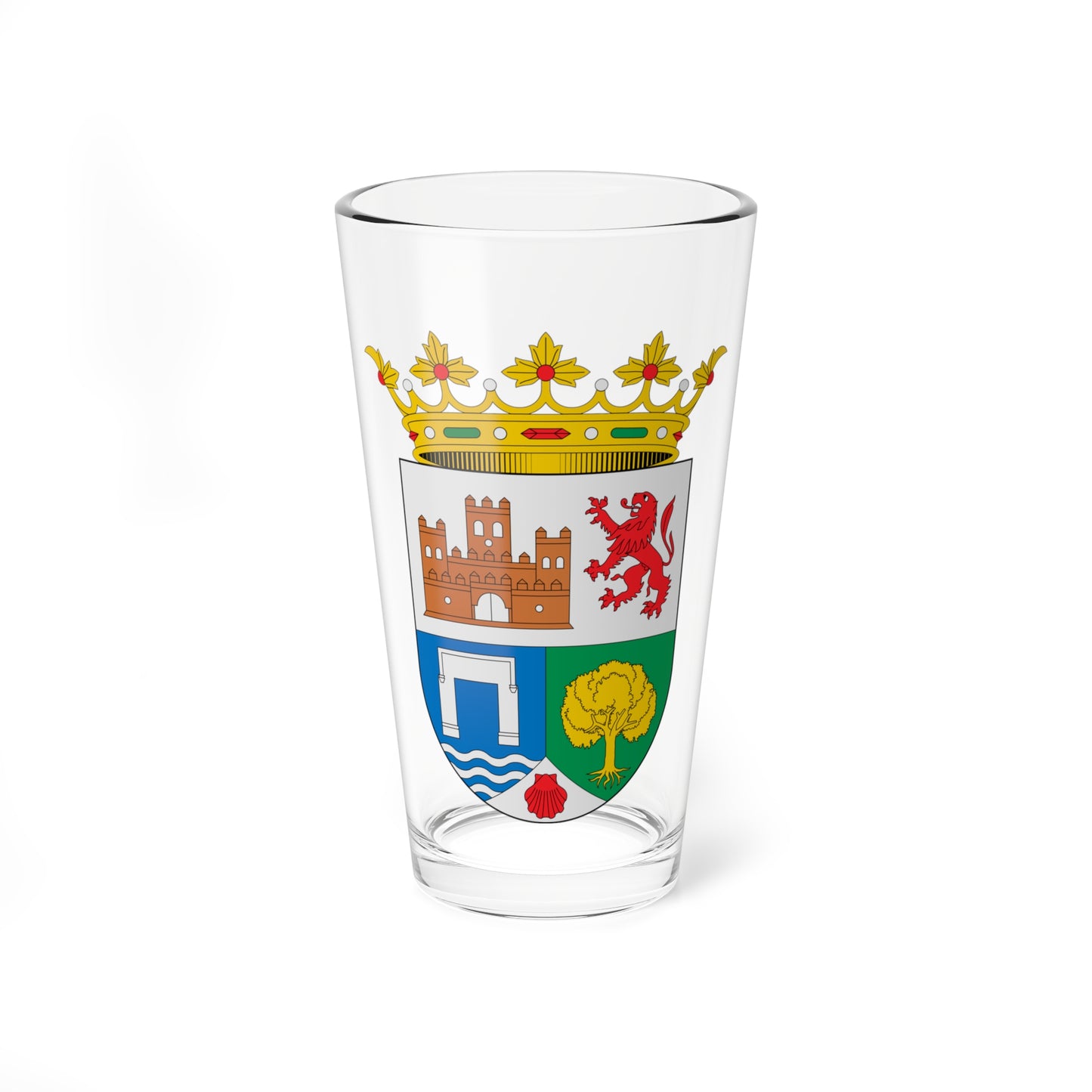 Escudo de Alcaracejos Córdoba 2 (Spain) (Coat of Arms) Pint Glass 16oz