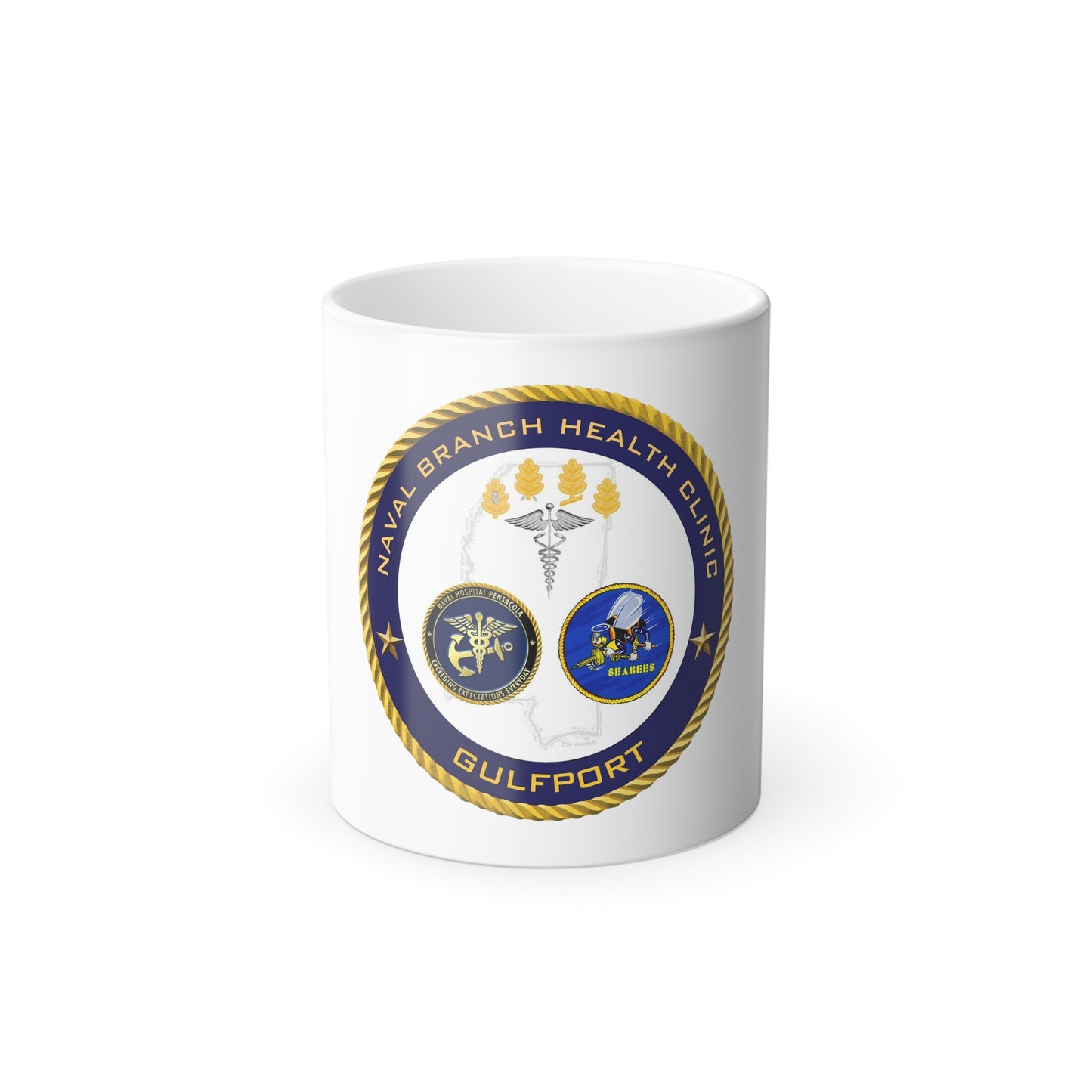 Naval Branch Health Clinic Gulfport (U.S. Navy) Color Changing Mug 11oz