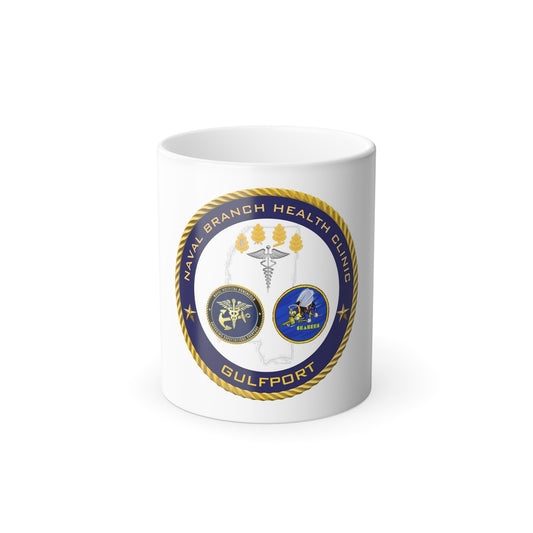 Naval Branch Health Clinic Gulfport (U.S. Navy) Color Changing Mug 11oz