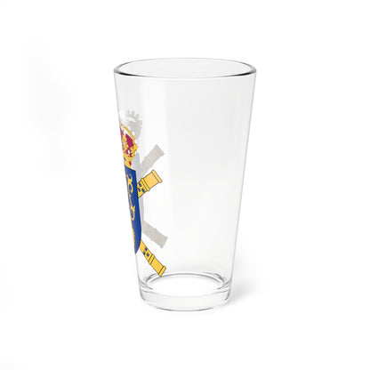 Västra arméfördelningen vapen (Sweden) (Coat of Arms) Pint Glass 16oz