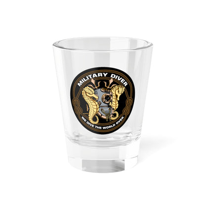 Military Diver (U.S. Navy) Shot Glass 1.5oz