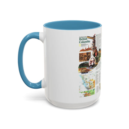 Canada - British Columbia 2 (1992) (Map) Accent Coffee Mug