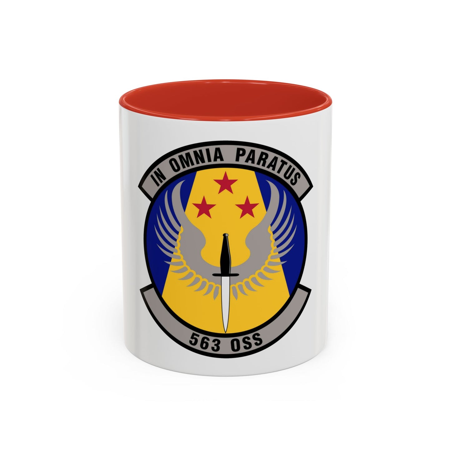 563d Operations Support Squadron (U.S. Air Force) Accent Coffee Mug