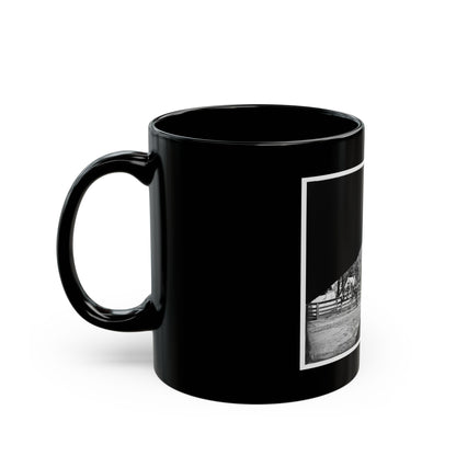Brandy Station, Virginia. Headquarters, 1st Bridgade Horse Artillery (U.S. Civil War) Black Coffee Mug