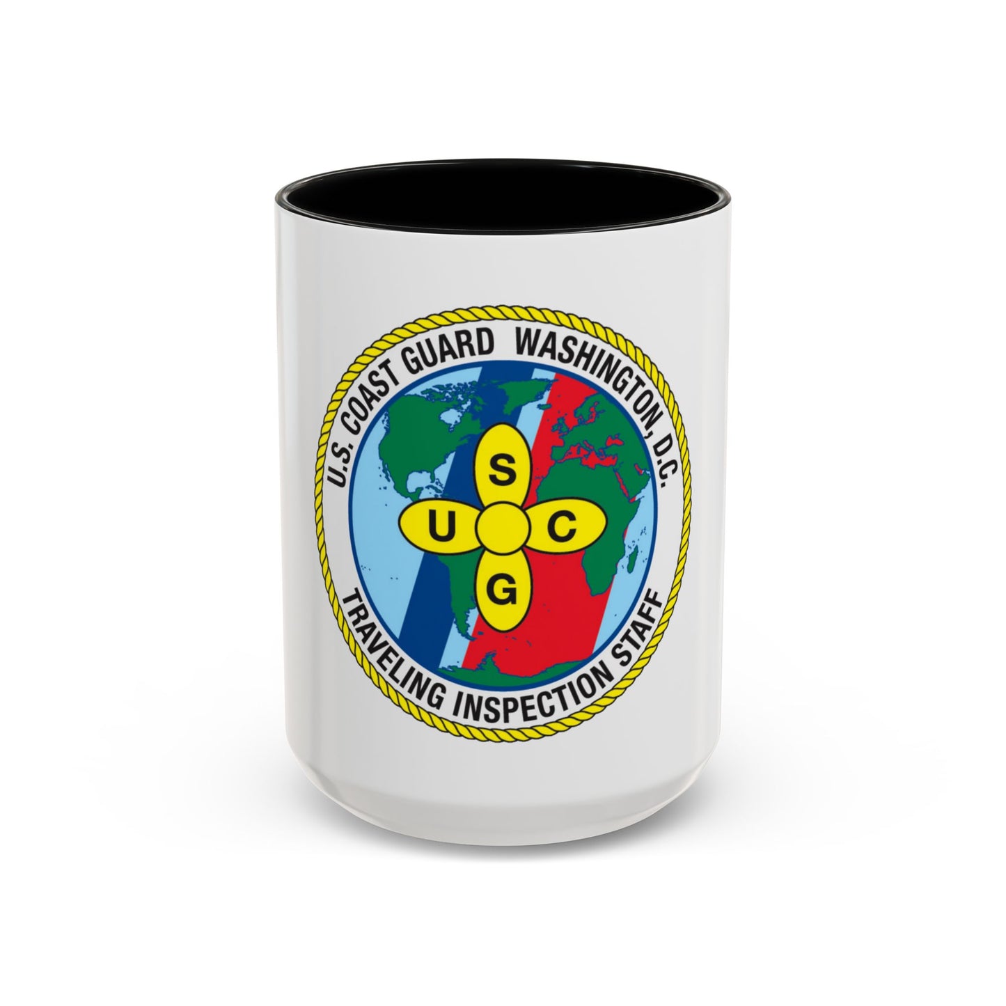 USCG Washington DC Traveling Inspection Staff (U.S. Coast Guard) Accent Coffee Mug