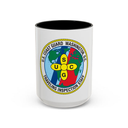 USCG Washington DC Traveling Inspection Staff (U.S. Coast Guard) Accent Coffee Mug