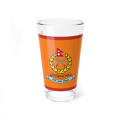 Flag of Armed Police Force Nepal (Nepal) Pint Glass 16oz