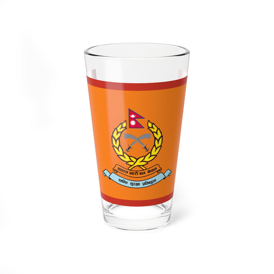 Flag of Armed Police Force Nepal (Nepal) Pint Glass 16oz