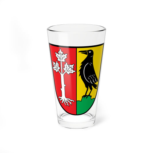 DEU Ahorntal COA (Germany) (Coat of Arms) Pint Glass 16oz