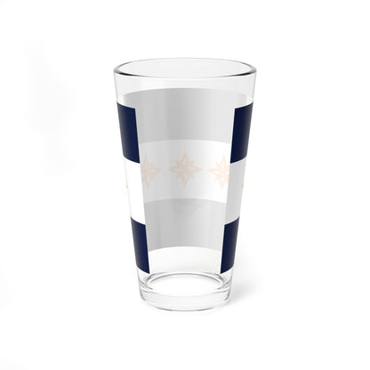 Flag of Wheeling, West Virginia - Pint Glass 16oz