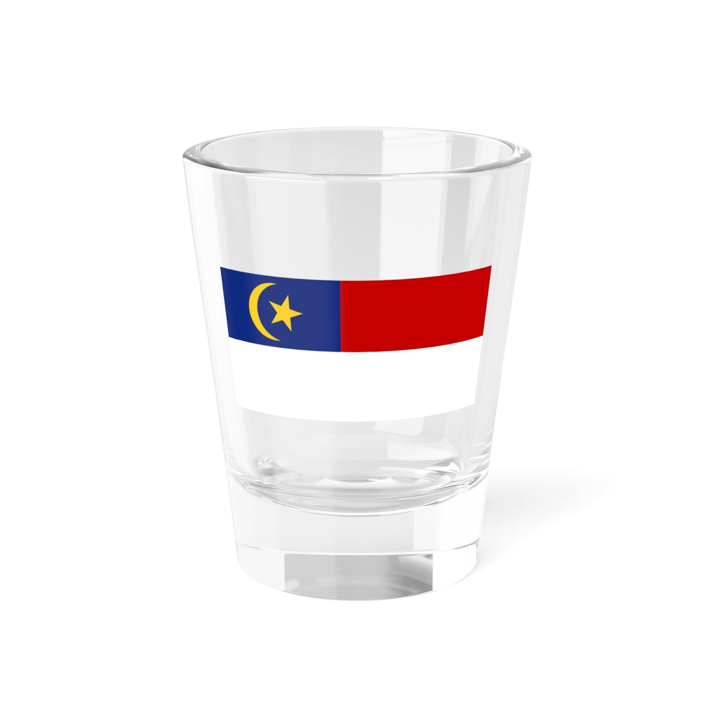 Flag of Malacca Malaysia - Shot Glass 1.5oz