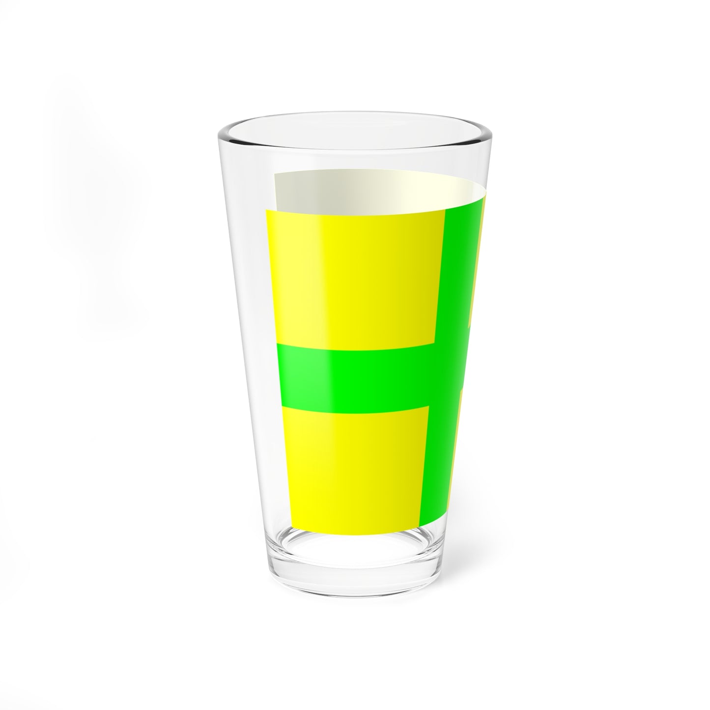 Unofficial flag of Gotland (Sweden) Pint Glass 16oz