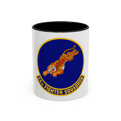 24 Fighter Squadron ACC (U.S. Air Force) Accent Coffee Mug