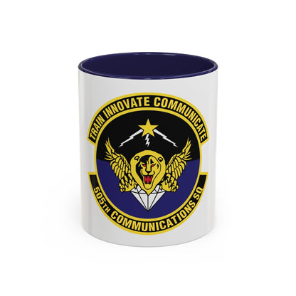 505th Communications Squadron (U.S. Air Force) Accent Coffee Mug