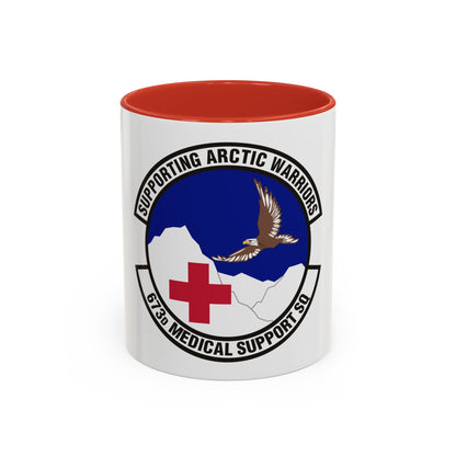 673d Medical Support Squadron (U.S. Air Force) Accent Coffee Mug