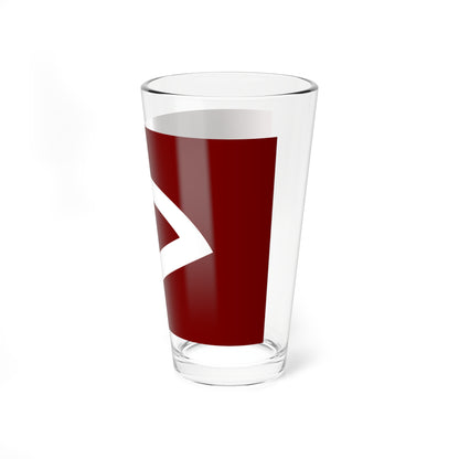 Flag of Kamioka Akita 1964-2005 (Japan) Pint Glass 16oz