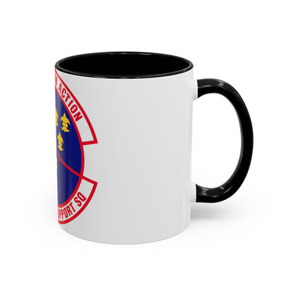 707 Force Support Squadron AFISRA (U.S. Air Force) Accent Coffee Mug