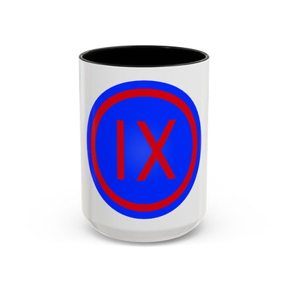 IX Corps (U.S. Army) Accent Coffee Mug