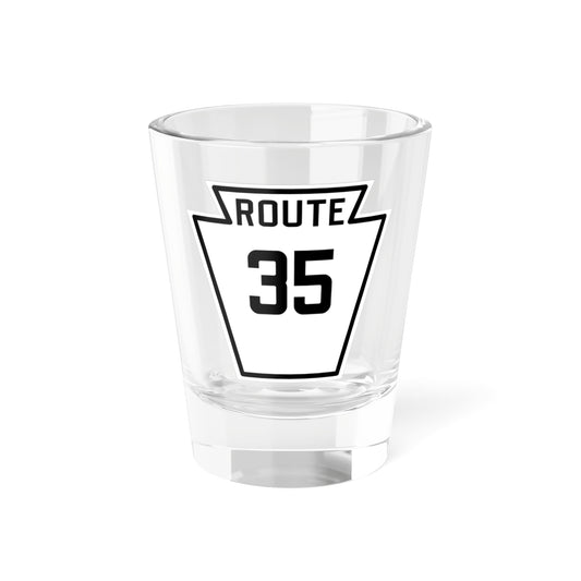 PA-35 1926 (Pennsylvania) (Road Sign) Shot Glass 1.5oz