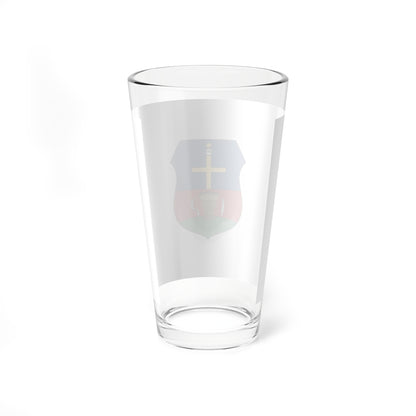 Flag of Biharkeresztes (Hungary) Pint Glass 16oz