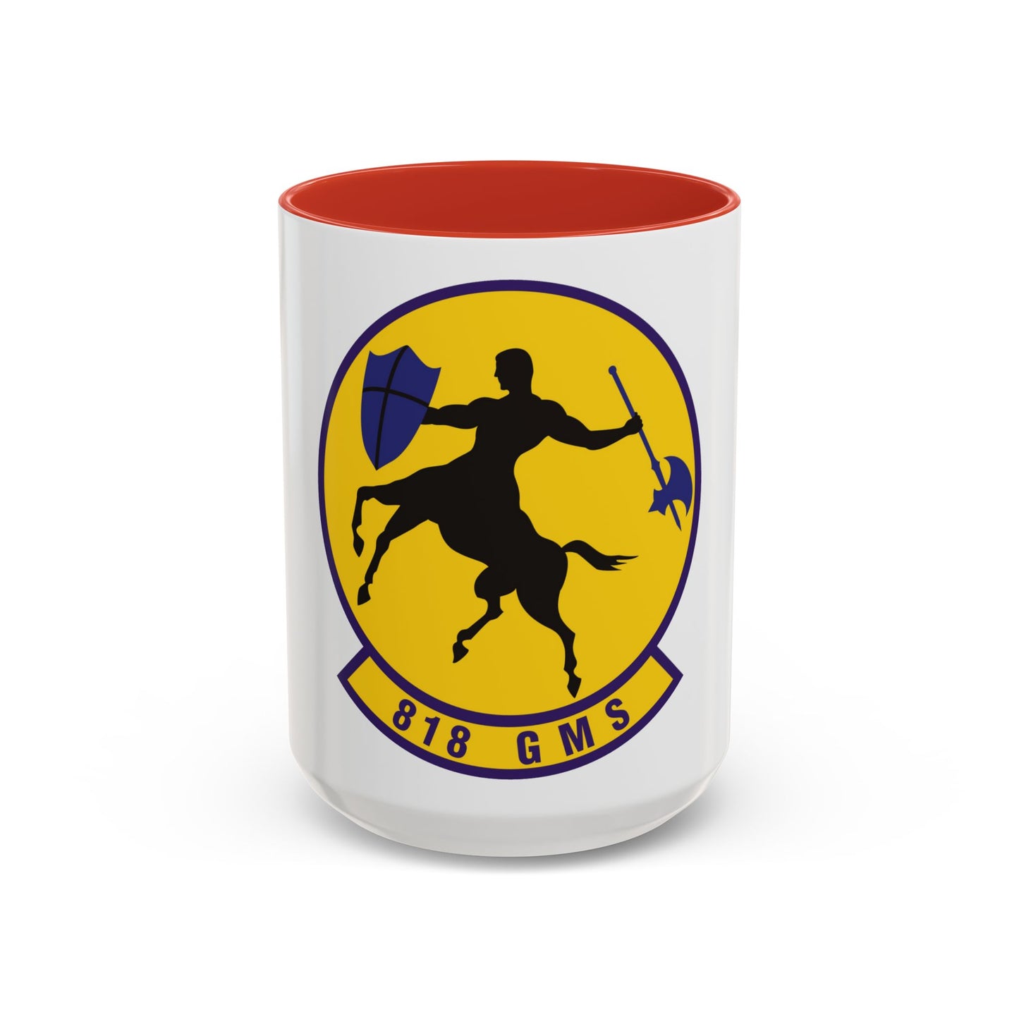 818th Global Mobility Squadron (U.S. Air Force) Accent Coffee Mug