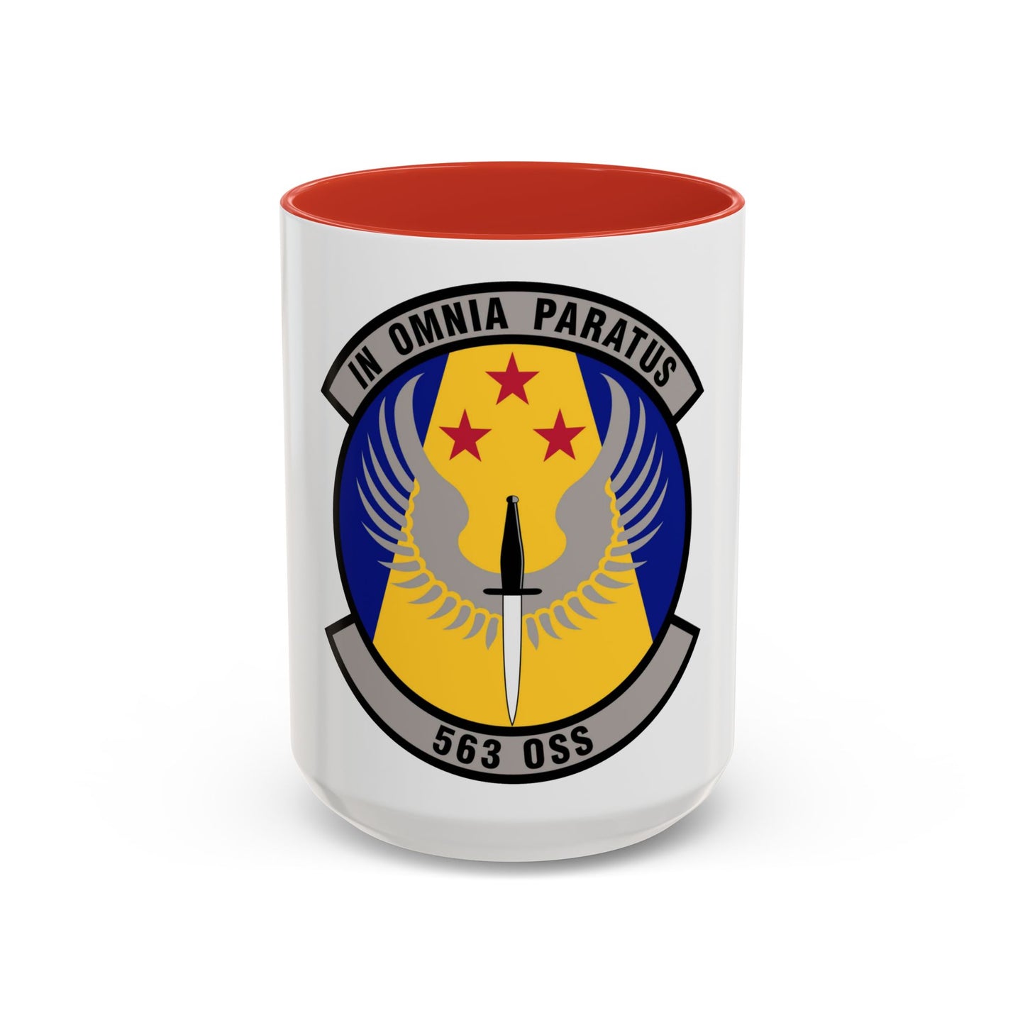 563d Operations Support Squadron (U.S. Air Force) Accent Coffee Mug