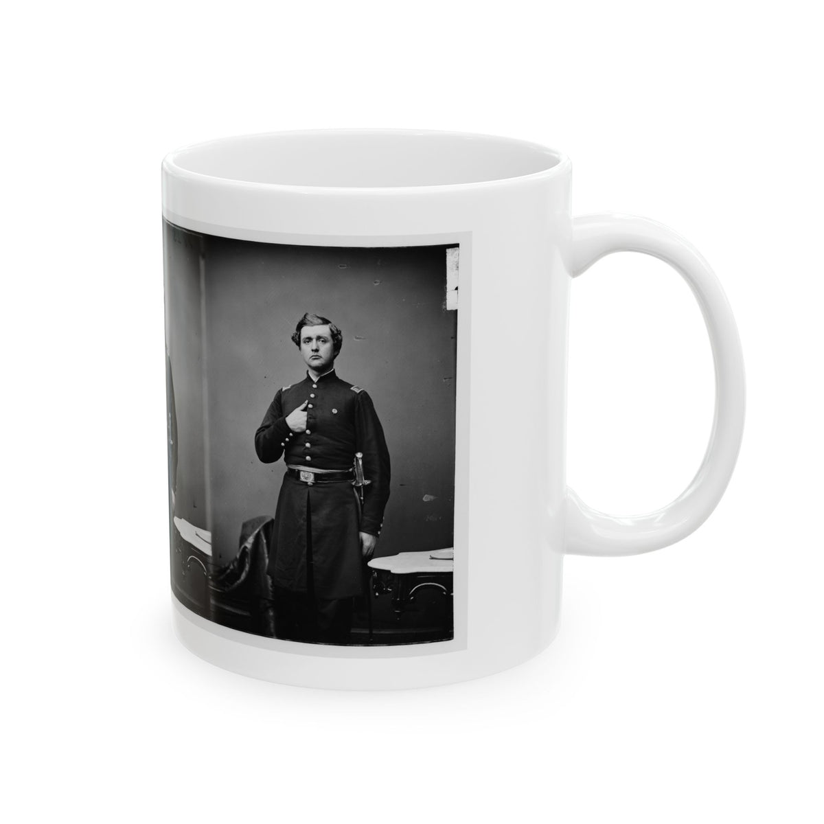 Adj. L.C. Parmalee, 2nd U.S. Sharpshooter (U.S. Civil War) White Coffee Mug