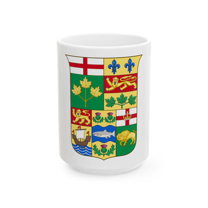Arms of Canada 1870 - White Coffee Mug