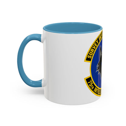 75 Intelligence Squadron ACC (U.S. Air Force) Accent Coffee Mug