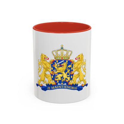 State coat of arms of the Netherlands - Accent Coffee Mug