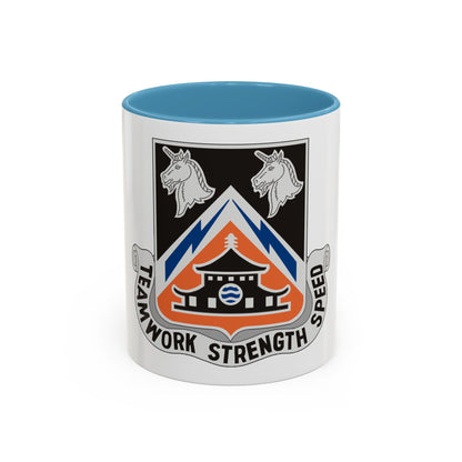 43 Signal Battalion (U.S. Army) Accent Coffee Mug