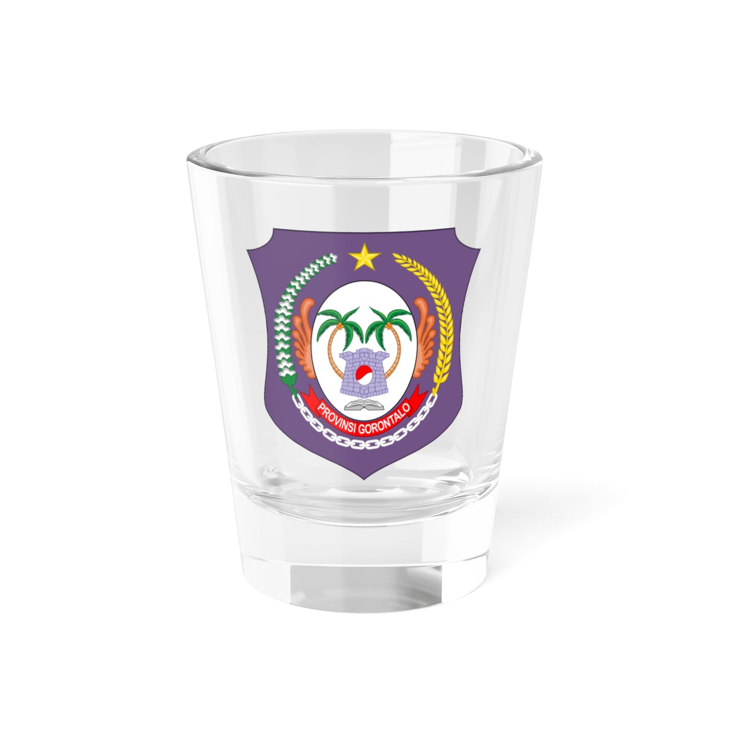 Coat of arms of Gorontalo (Indonesia) (Coat of Arms) Shot Glass 1.5oz